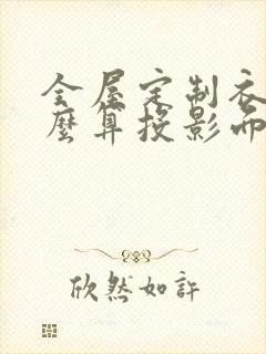 全屋定制衣柜怎么算投影面积封面