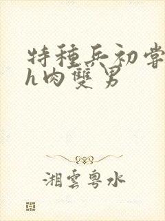 特种兵初尝嗯啊h肉双男