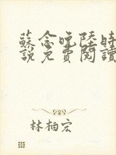 苏念晚陆时衍小说免费阅读最新章节