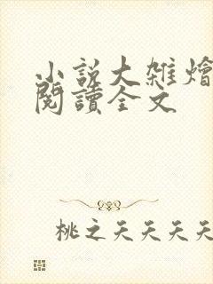 小说大杂烩免费阅读全文