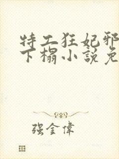 特工狂妃邪皇滚下榻小说免费阅读