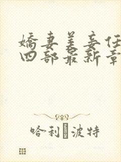 娇妻美妾任君第四部最新章节小说