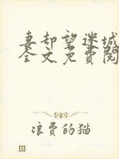 妻却望迷城沈莹全文免费阅读笔趣阁