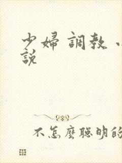 少妇 调教 小说