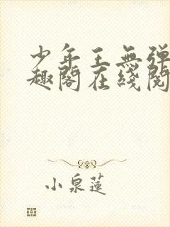 少年王无弹窗笔趣阁在线阅读封面