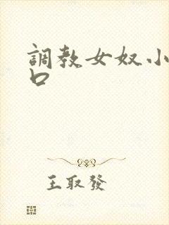 调教女奴小说重口