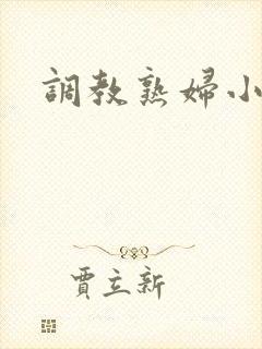 调教熟妇小说