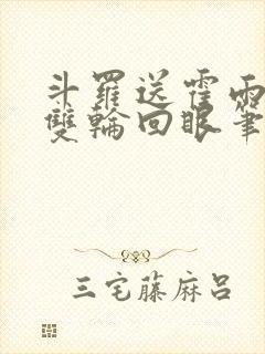 斗罗送霍雨浩一双轮回眼笔趣阁