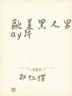 欧美黑人男男gay片