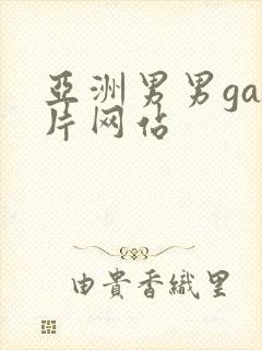 亚洲男男gay片网站