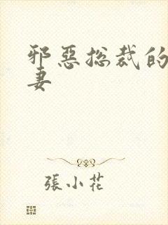 邪恶总裁的娇宠妻