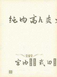 纯肉高h爽文