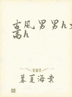 古风男男h文肉高h