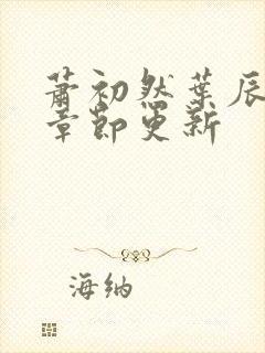 萧初然叶辰最新章节更新封面