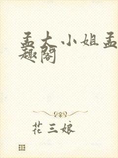 孟大小姐孟葭笔趣阁封面