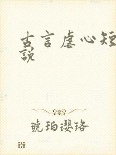 古言虐心短篇小说封面