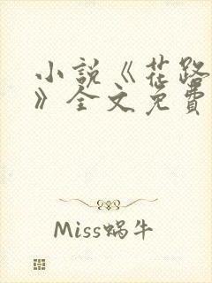 小说《花路璀璨》全文免费阅读封面