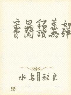 宋思铭叶如云免费阅读无弹窗