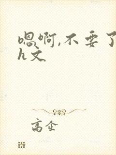 嗯啊,不要了高h文