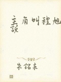 主角叫程旭的小说封面