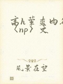 高h荤爽肉欲文〈np〉文