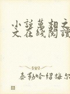 小说万相之王全文在线阅读封面