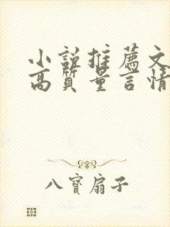 小说推荐文笔好高质量言情小说