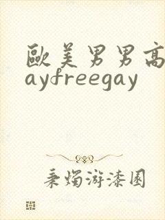 欧美男男高清gayfreegay封面