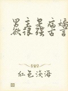 男主是病娇占有欲很强古言封面