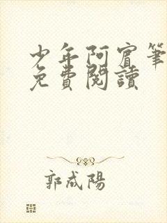 少年阿宾笔趣阁免费阅读封面