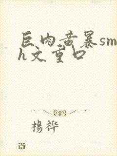 巨肉黄暴sm高h文重口