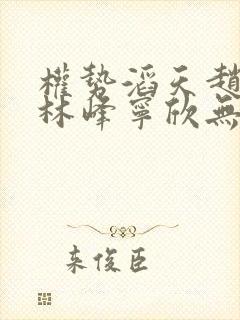 权势滔天赵小二林峰宁欣无弹窗免费阅读全文