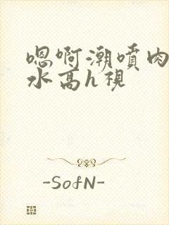 嗯啊潮喷肉失禁水高h视