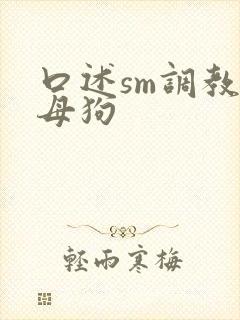 口述sm调教骚母狗封面