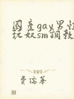 国产gay男性玩奴sm调教
