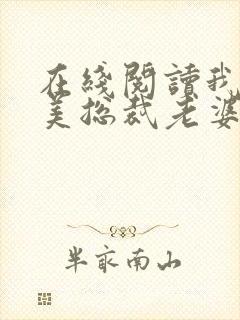 在线阅读我的绝美总裁老婆小说封面