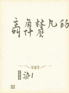 主角林凡的小说叫什么