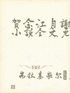 贺念江月谢泊年小说全文免费阅读笔趣阁