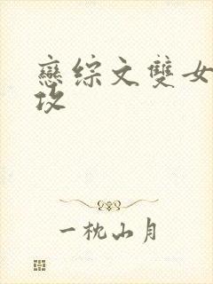 恋综文双女主主攻封面