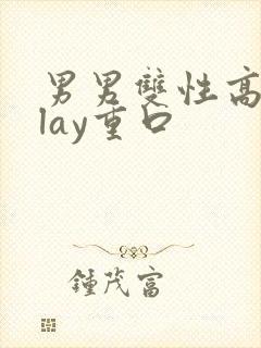 男男双性高hplay重口