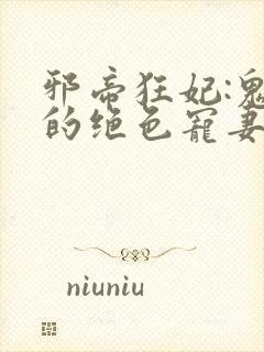 邪帝狂妃:鬼王的绝色宠妻