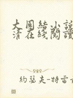 大团结小说网亲清在线阅读免费