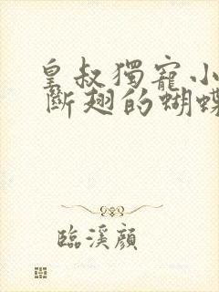 皇叔独宠小王妃 断翅的蝴蝶封面