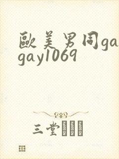 欧美男同gaygay1069
