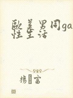 欧美男同gay性生活封面