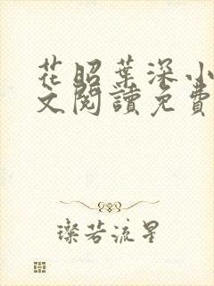 花昭叶深小说全文阅读免费封面