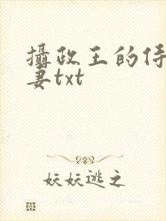 摄政王的侍爱逃妻txt