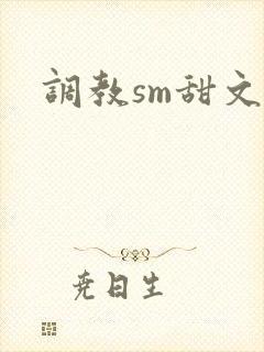 调教sm甜文封面