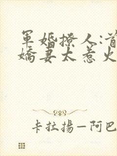 军婚撩人:首长娇妻太惹火免费阅读封面