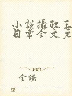 小说摄政王宠妃日常全文免费阅读